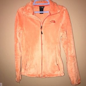 XS Women’s Peach North Face Fuzzy Jacket
